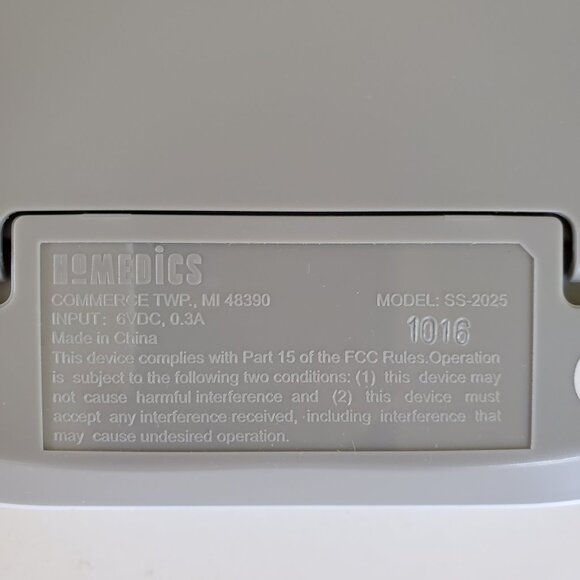 Homedics Sound Machine 6 Nature Sounds Portable Travel Sleep Aid Timer - Picture 10 of 10